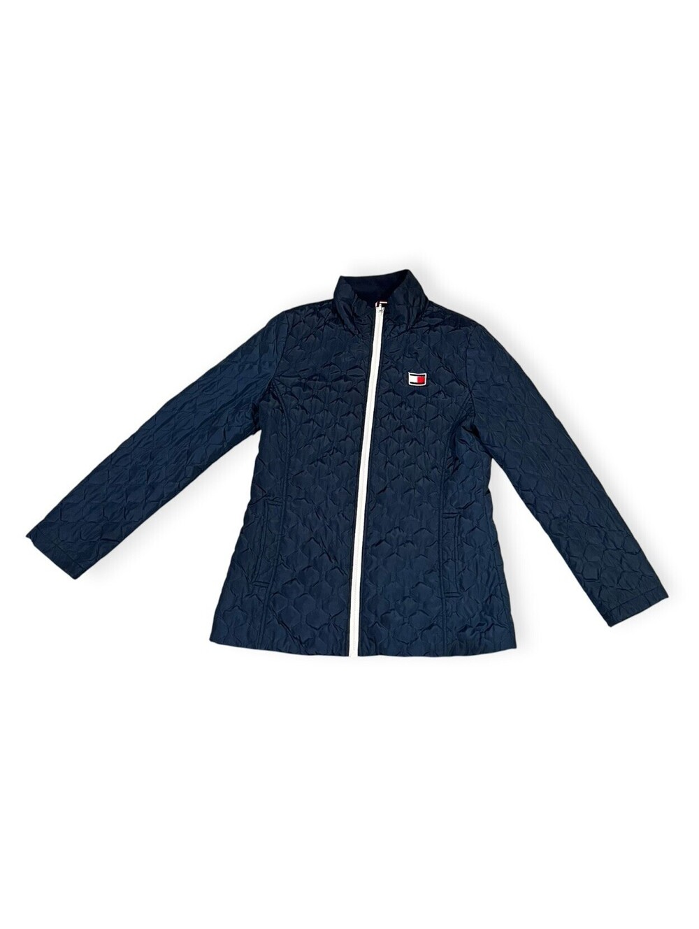 Tommy Hilfiger Women's Medium Navy Blue 3 In 1 System All Weather System Jacket